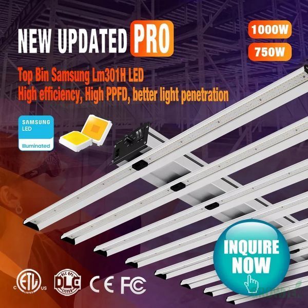 LED лампа Wingrouw Win 1000 Pro Full Spectrum UV&IR Dimming