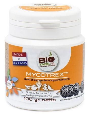 Фото BioTabs Mycotrex 100 г, микориза и полезные грибы для растений